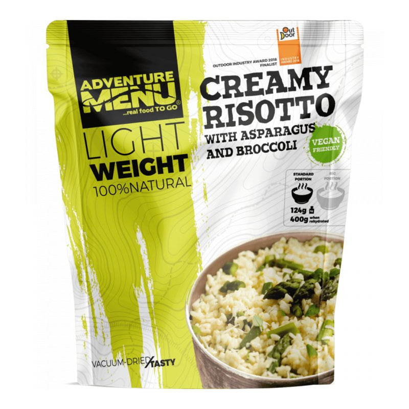 Frystorkad mat Krämig risotto med sparris och broccoli STOR PORTION 158 g
