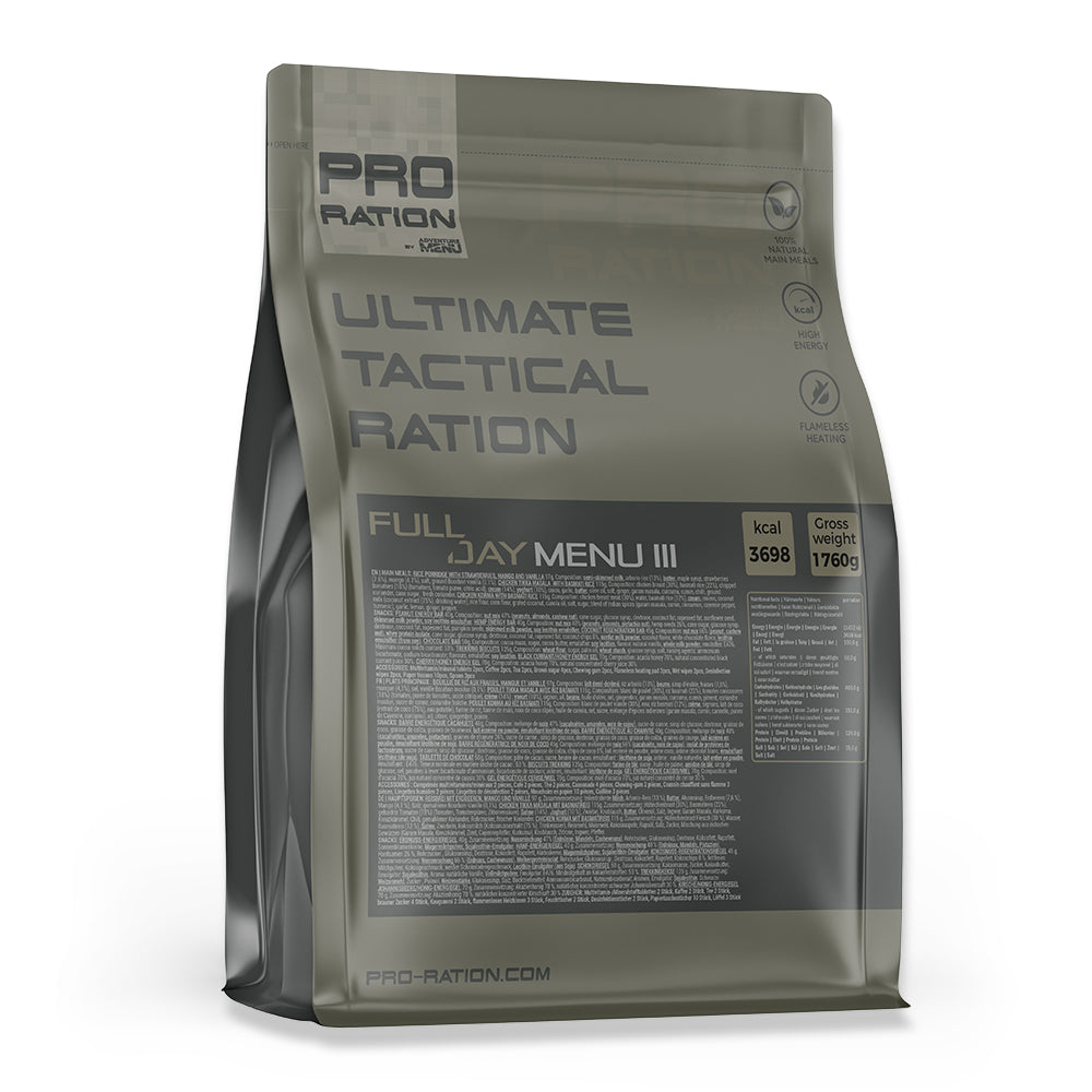 Ultimate Tactical Ration – Komplett Dygnsmeny 1760g