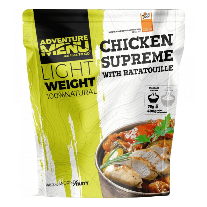 Frystorkad kyckling med ratatouille 75g