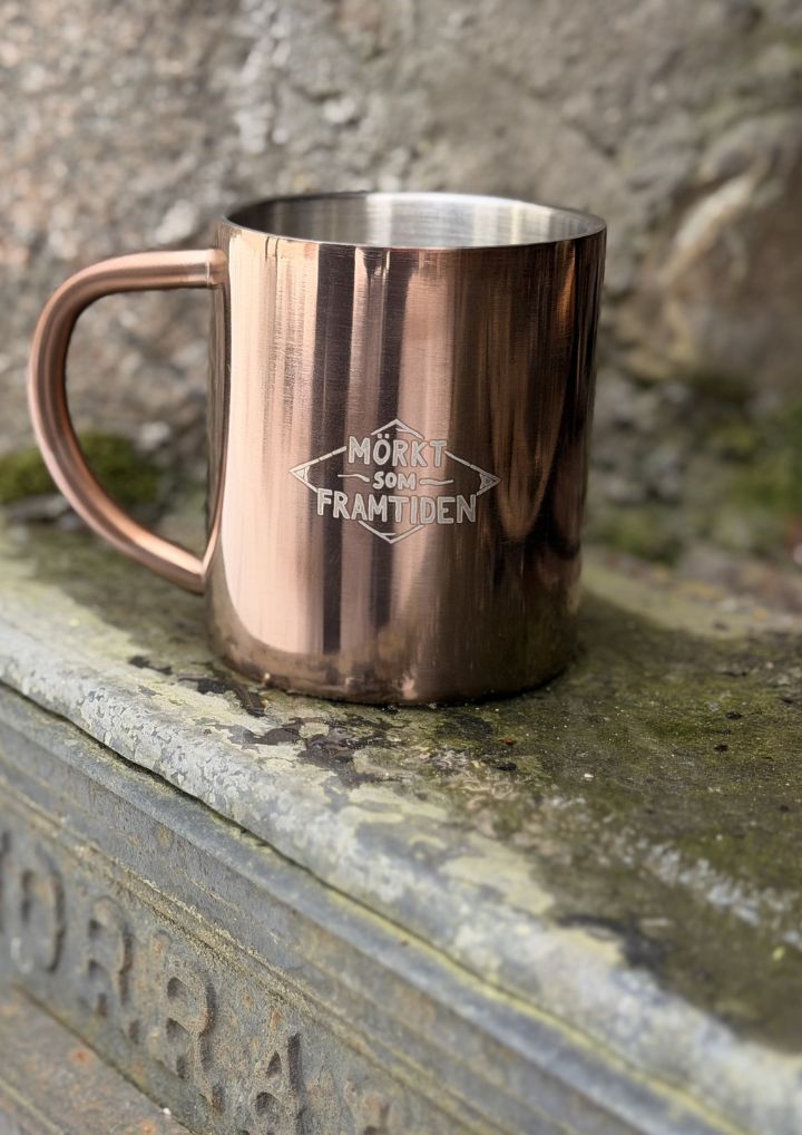 Rostfri mugg / daug "Framtiden"